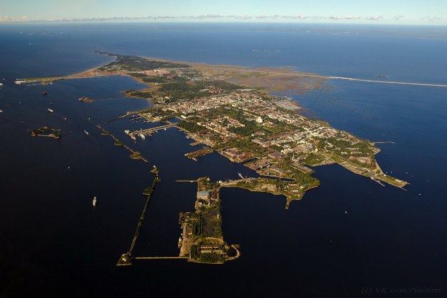 View of the Kotlyn island, Kronstadt